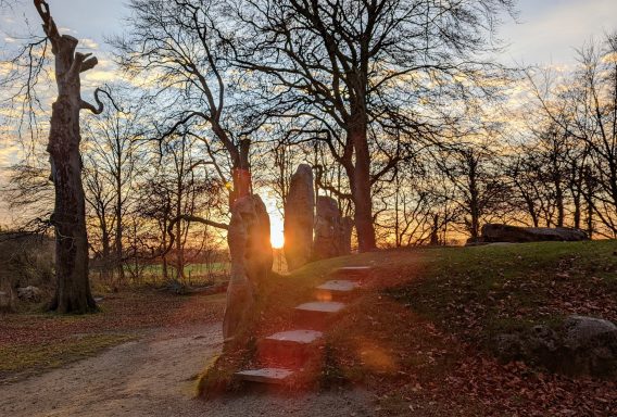 Picture of Waylands Smithy at sunset